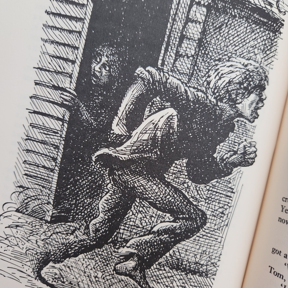 THE ADVENTURES OF TOM SAWYER by Mark Twain Vintage Hardcover Book - Picture 10 of 10